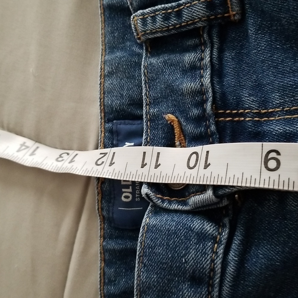Old Navy Boy's Adjustable Waist Straight Leg Jeans - Picture 12 of 13